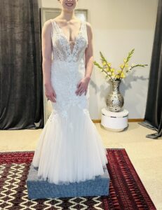 Over bustle front view